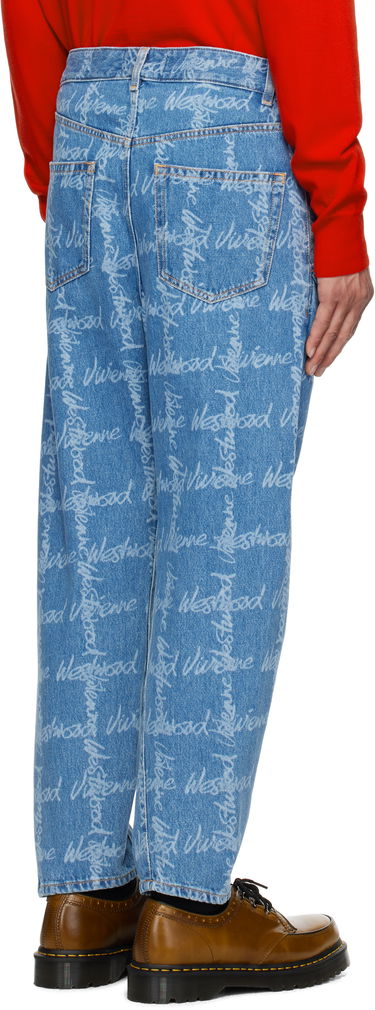 Jeans Vivienne Westwood Vivienne Westwood Drunken Print Jeans Blå | 3902000X-W014I-, 2