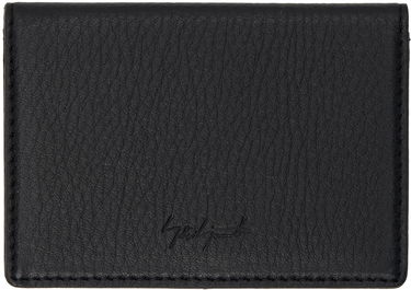 Plånbok Yohji Yamamoto Black discord Logo Card Holder Svart | DA-A95-790, 0