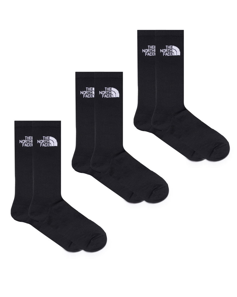 Strumpor The North Face Multi Sport Cush Crew Sock 3-Pack Svart | NF0A882HJK31