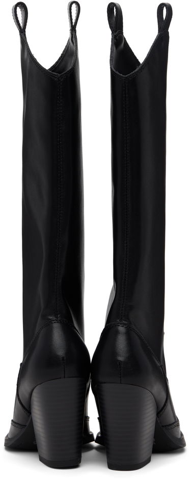 Sneakers och skor Versace Versace Jeans Couture Logo Plaque Tall Boots Svart | E79VA3S12_EZPB68, 1
