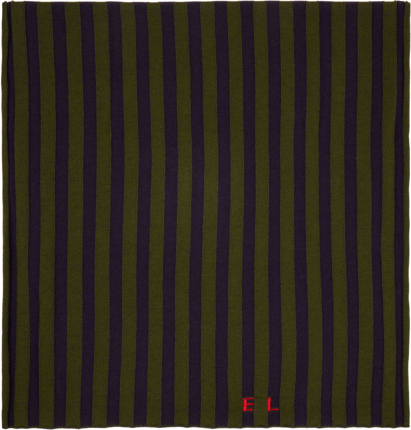 Halsduk Eckhaus Latta Eckhaus Latta Keyboard Striped Knit Scarf Purpur | 8256-EL-PF25-M -