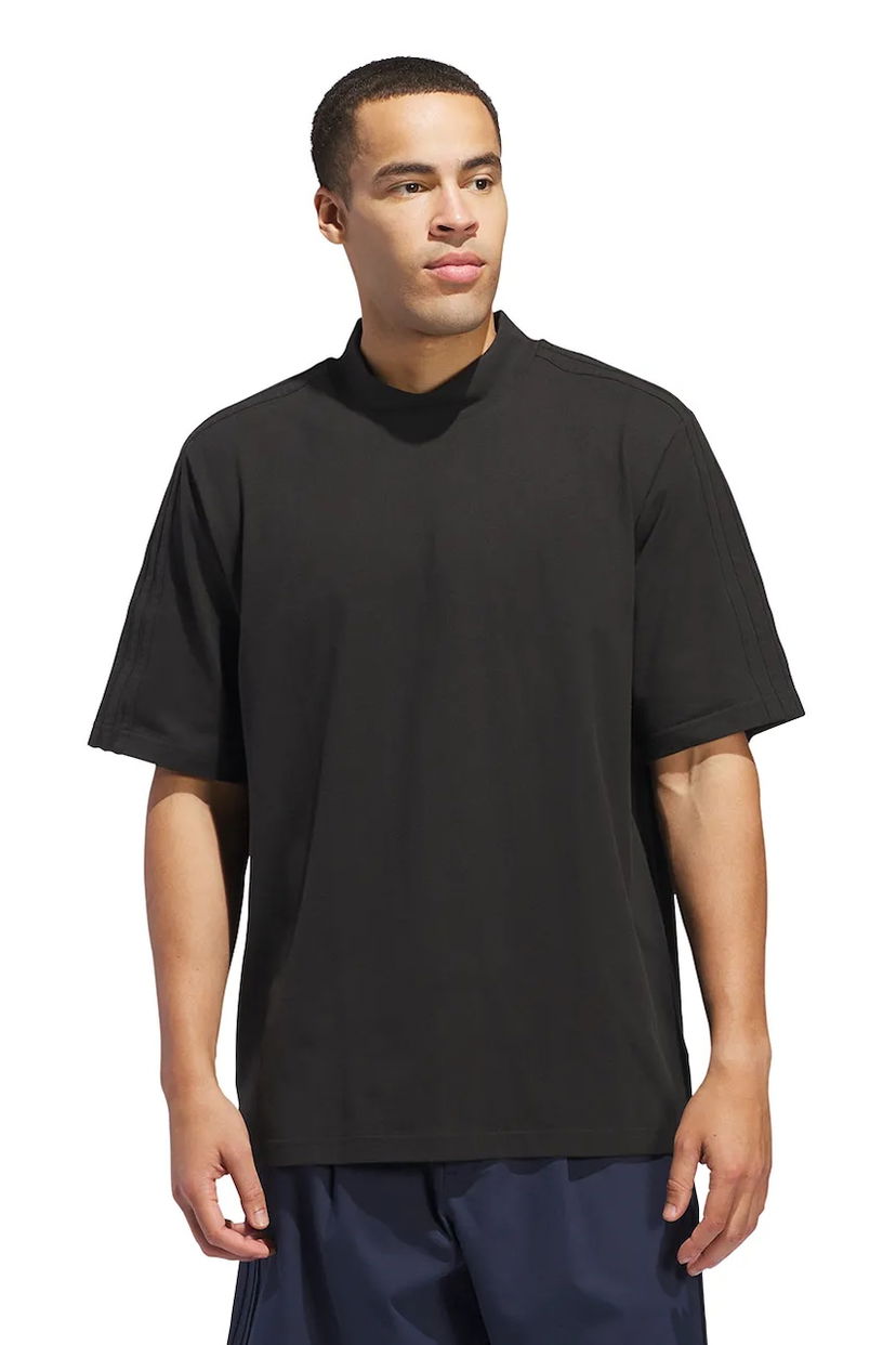 Polotröja adidas Originals adidas Originals Rolling Links Mock Neck Polo Svart | IT0139