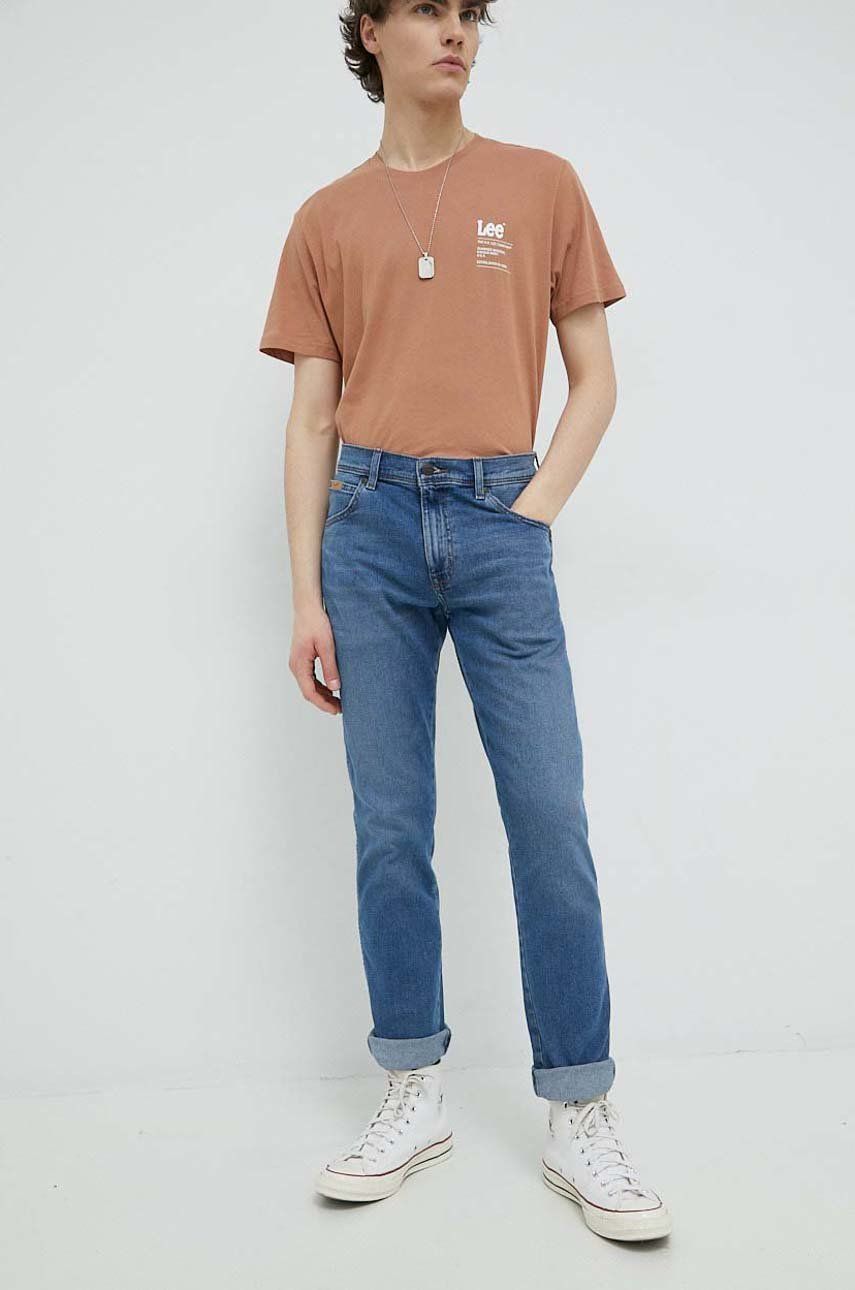 Jeans Wrangler Texas Slim 822 Mörkblå | W12S84Z89, 0