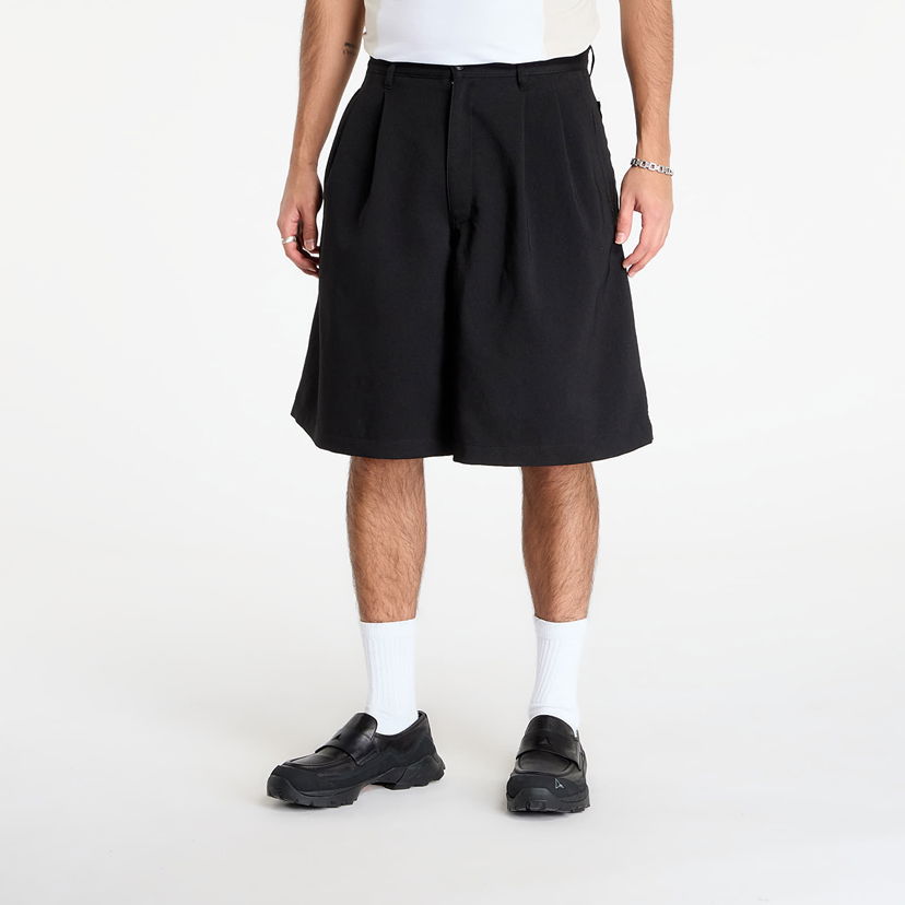 Shorts Comme des Garçons Comme des Garçons SHIRT Short Pleated Trousers With Patch Pockets Svart | FP-P502-W25 Black