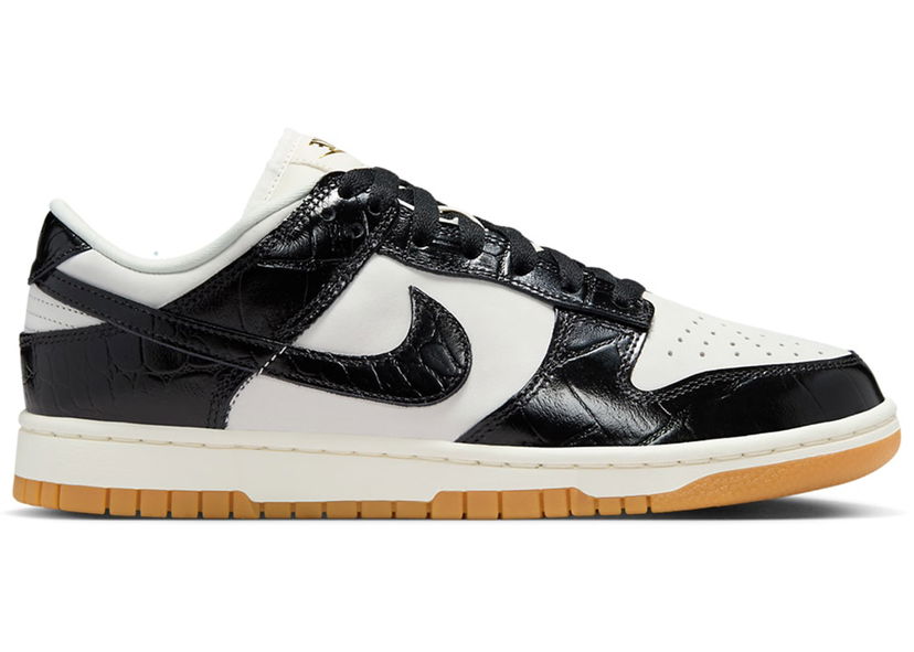 Sneakers och skor Nike Dunk Low LX Black Croc W Svart | FJ2260-003