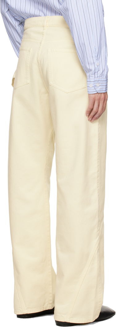 Jeans JW Anderson Twisted Workwear Jeans Gul | TR0405-PG1775, 2