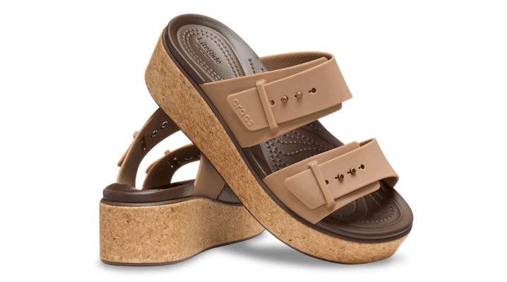 Sneakers och skor Crocs Brooklyn Cork Buckle Sandals Beige | 211252-2JJ, 1