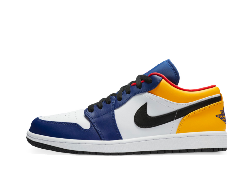 Sneakers och skor Jordan Air Jordan 1 Low "White Deep Royal Blue" Vit | 553558-123