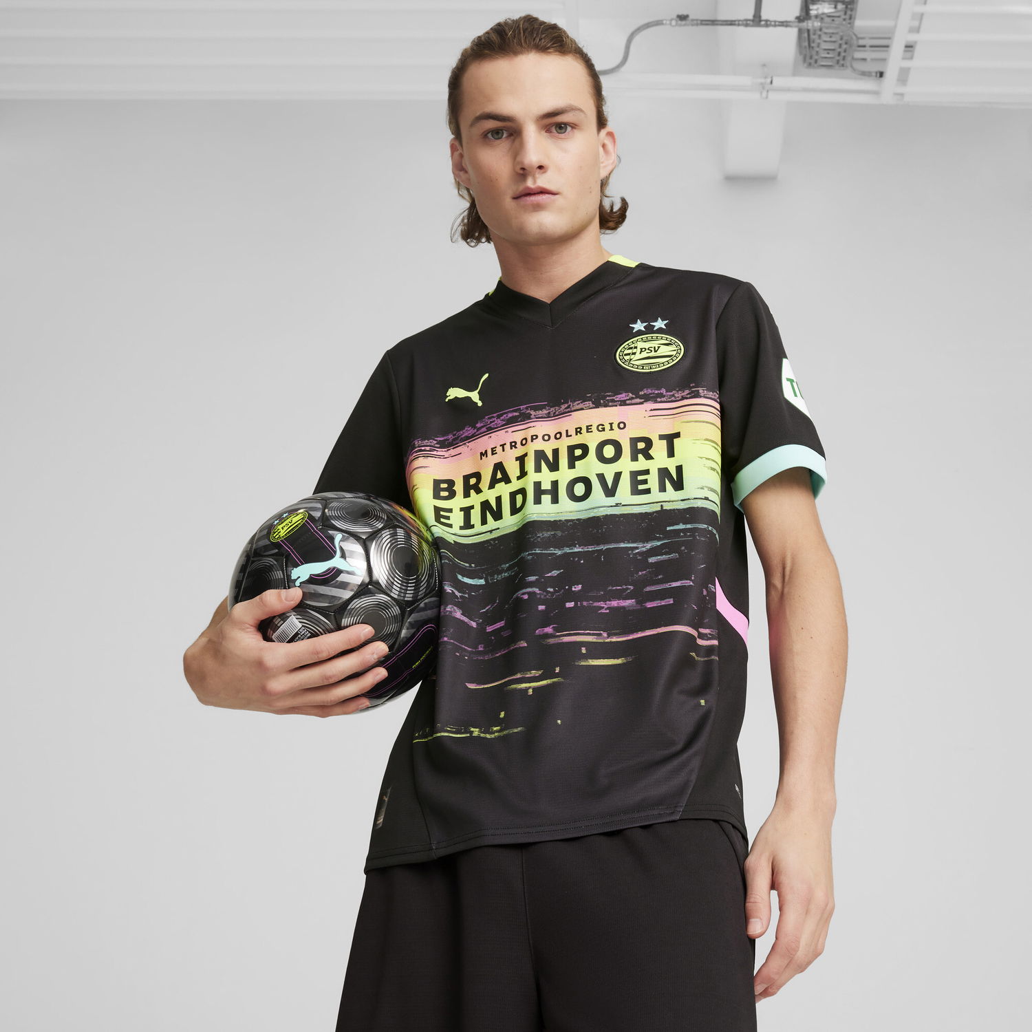 Jersey Puma PSV Eindhoven 24/25 Away Jersey Svart | 775072_02, 1