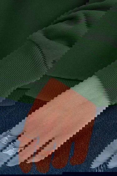 Sweatshirt FJÄLLRÄVEN Hoodie With Print Grön | F84144.678, 3