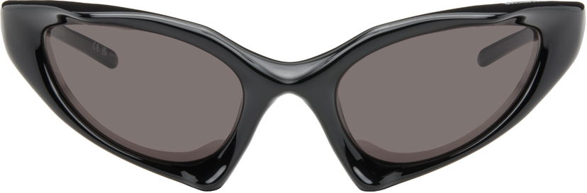 Solglasögon Balenciaga Runner Cat Black Sunglasses Svart | BB0352S-001