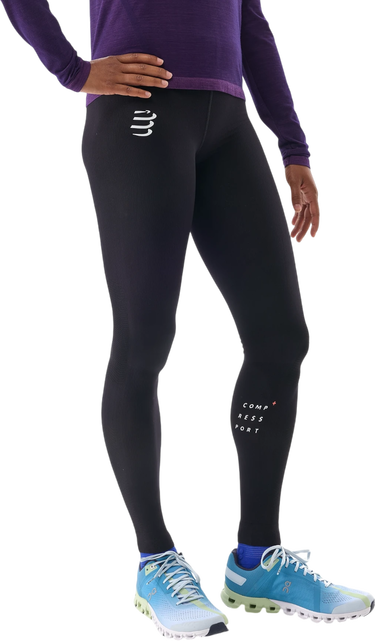 Damasker Compressport Under Control Full Tights Leggings Svart | atiw1999000l, 0