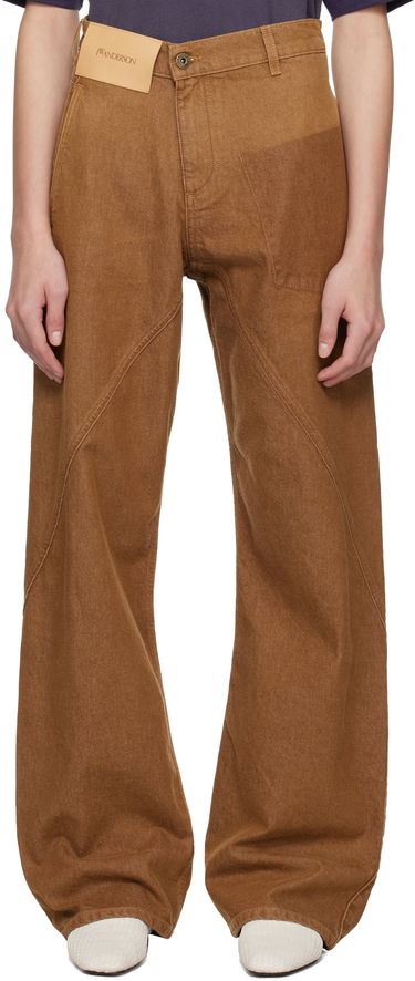 Jeans JW Anderson JW Anderson Twisted Workwear Jeans Brun | DT0115-PG1756, 0