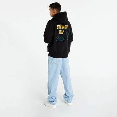 Sweatshirt Carhartt WIP Hooded Signature Sweat Black Svart | I032164.89XX, 4