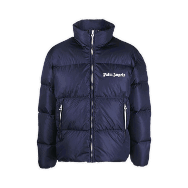 Pufferjacka Palm Angels Classic Track Down Jacket Mörkblå | PMED019F22FAB0014601, 0
