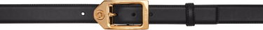Bälten Versace Versace Medusa Biggie Leather Belt 3 CM Svart | 1018810_DVTP1, 0