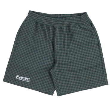 Shorts Pleasures Intercept Houndstooth Shorts Grön | P23F007-FOREST GREEN, 0