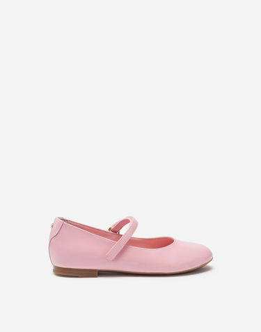 Sneakers och skor Dolce & Gabbana Leather Mary Jane Ballet Flats Rosa | D10699A132880416, 0