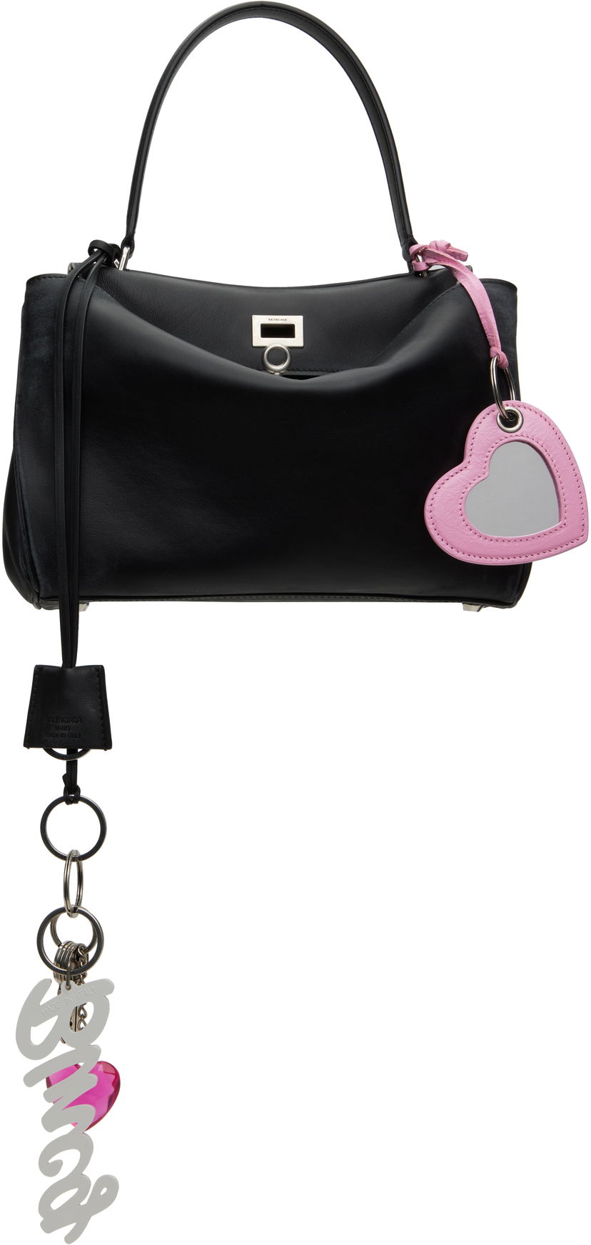 Handväska Balenciaga Balenciaga Rodeo Small Charm Bag Svart | 789779 2AA83