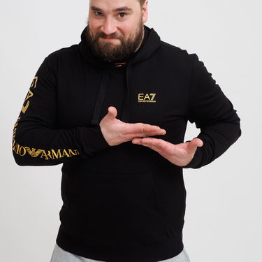Sweatshirt Emporio Armani EA7 Emporio Armani Hoodie Svart | 7M000569-AF13512-MC004, 3