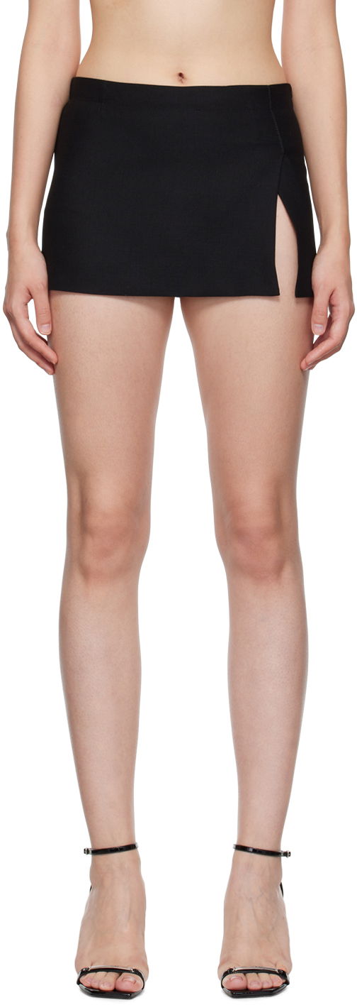 Kjol Miaou Miaou Micro Miniskirt Svart | 4012-CL-BLK