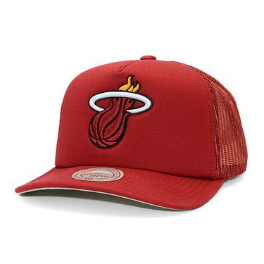Keps Mitchell & Ness NBA Evergreen Trucker Cap Röd | HT8032-MHERED1, 0