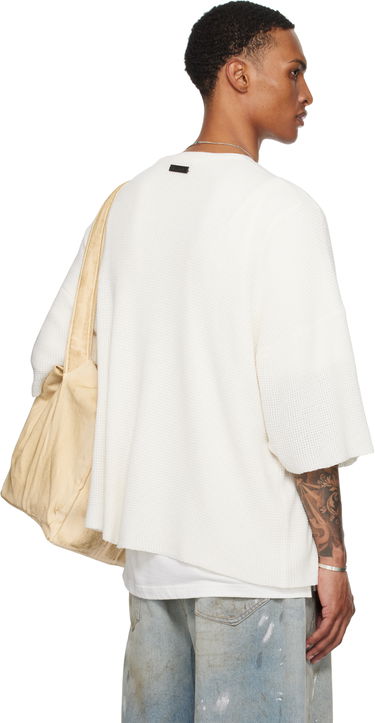 T-shirt Fear of God Fear of God ESSENTIALS Waffle Short Sleeve T-Shirt Vit | 192SP256154F, 2