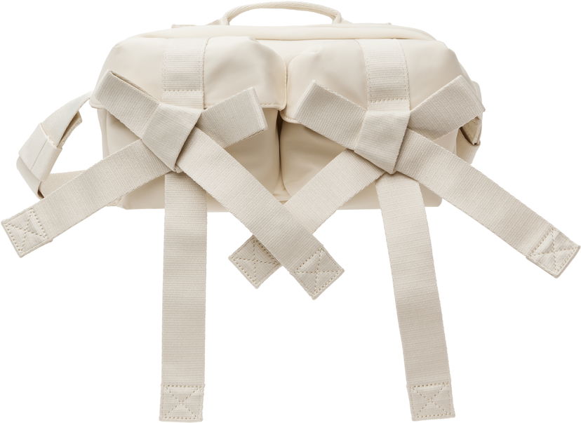 Midjeväska Simone Rocha Simone Rocha Beaded Classic Bow Crossbody Bag Vit | BAG149B 0761