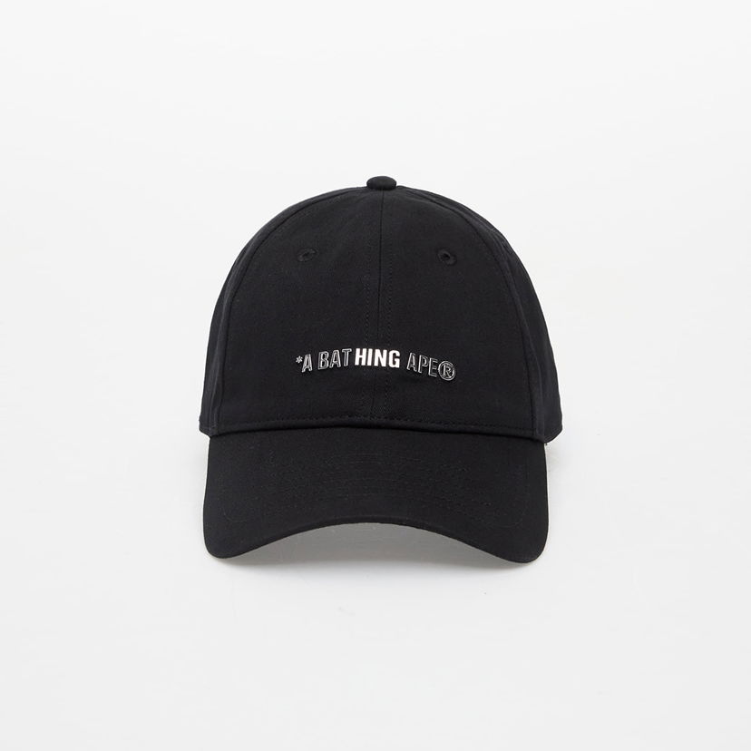 Keps BAPE A BATHING APE Metal Logo Pin Cap Black Svart | 001CPK301307M BLK
