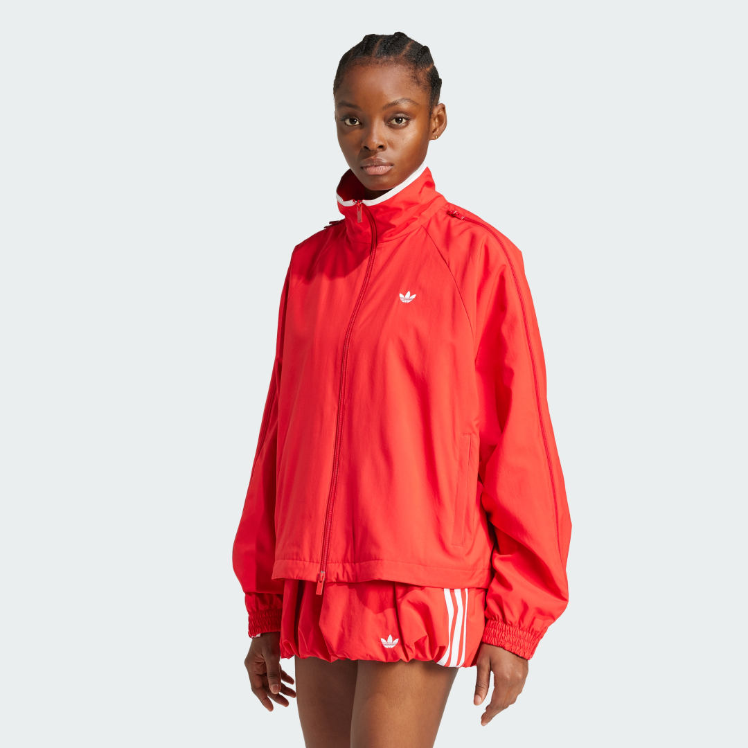 Vindjacka adidas Performance Adilenium Season 3 Zip Jacket Röd | JX9203, 0