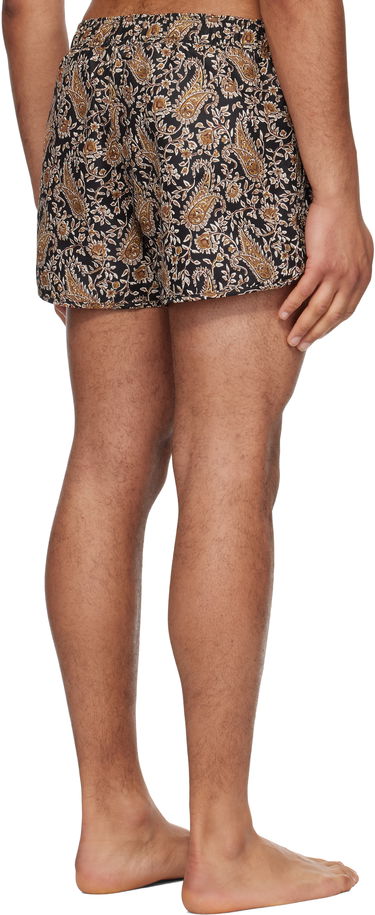 Shorts ISABEL MARANT Isabel Marant Vicente Paisley Print Swim Shorts Svart | MB0010HA-C1P01H, 2