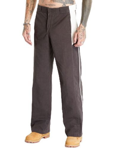 Byxor HERON PRESTON Vintage Wash Canvas Trousers Brun | HMCG010F23FAB0036000