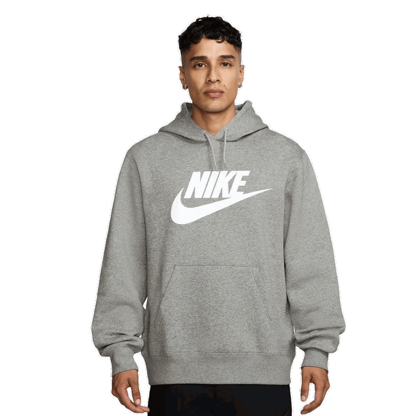 Sweatshirt Nike Club Graphic Pullover Hoodie Grå | FN3868-063