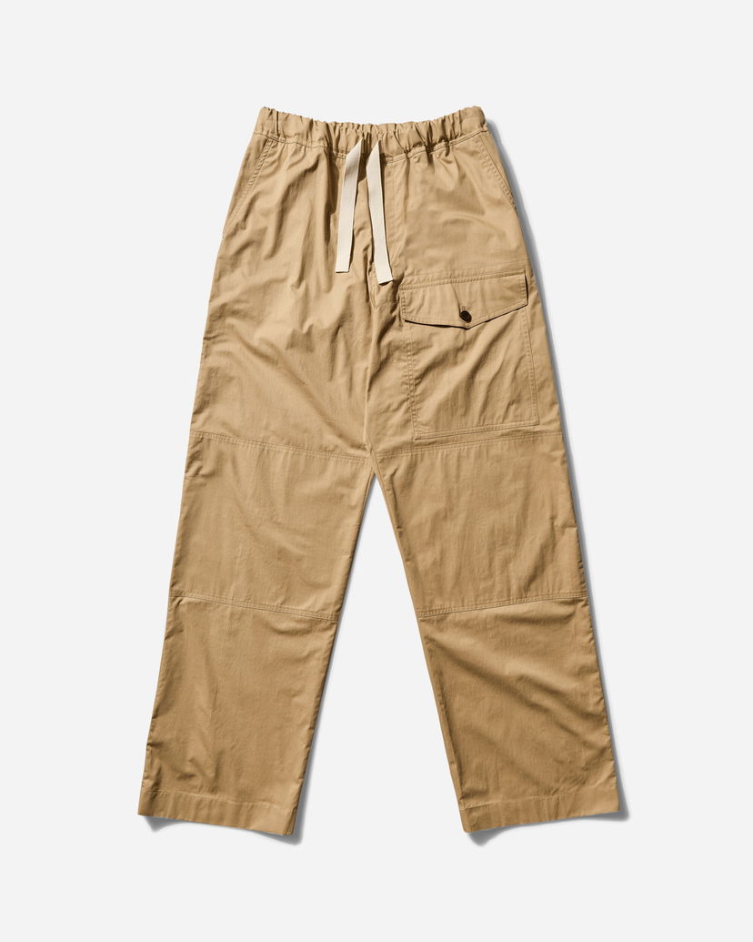 Cargo byxor Dries Van Noten Drawstring Viscose Pants Beige | 251-020911-1147 103