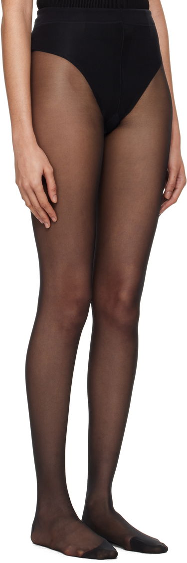 Strumpor Dolce & Gabbana Sheer Tights With Logo Svart | O4A33T ON02S, 1
