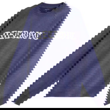 Sweatshirt BEAMS Faded Print Raglan Sweatshirt Blå | 1113-1280-146-79, 0