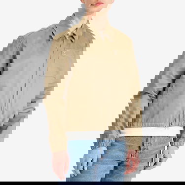 Jacka AMI AMI Paris ADC Zipped Cotton Jacket Beige | HJK059-CO0103-375, 2