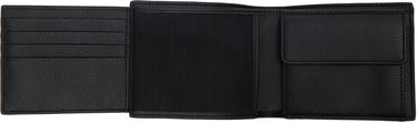 Plånbok BOSS Men's Leather Trifold Wallet Svart | 50536503, 3