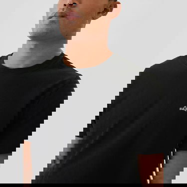 T-shirt GAP T-shirt Micro Logo Crew True Black S Svart | 502022-02, 3