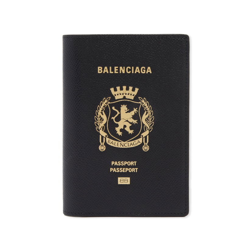 Plånbok Balenciaga Balenciaga Crest Leather Passport Holder undefined | 787742-2AA3R-1000