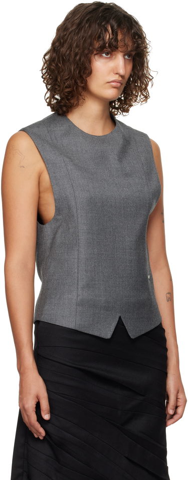 Linne ADER ERROR Fitted Vest Top Grå | BN01FWVE0101GR, 1