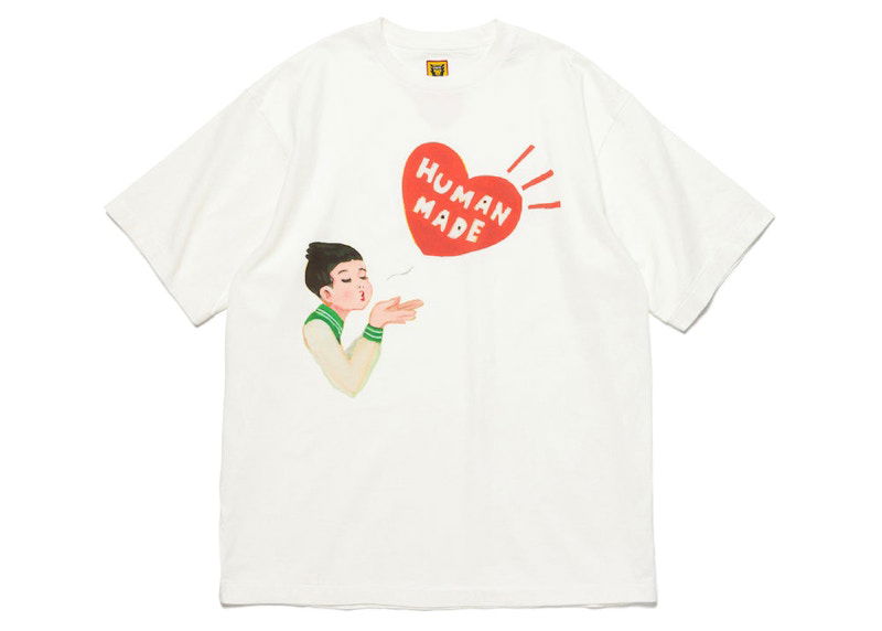 T-shirt Human Made Keiko Sootome #5 Graphic Print T-Shirt Vit | XX25TE003, 0