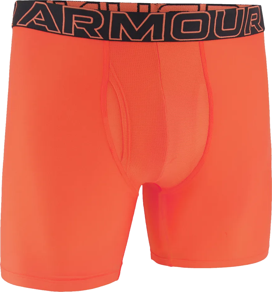 Boxare Under Armour Under Armour Performance Tech™ 6" Boxerjock® Boxer Briefs Orange | 1383849-847, 1