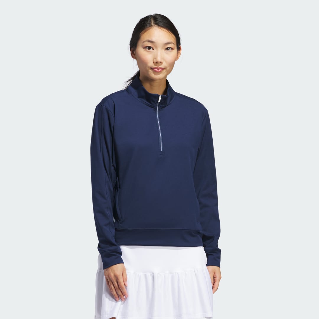 Sweatshirt adidas Performance Ultimate365 Half-Zip Layering Top Mörkblå | IP4271, 0