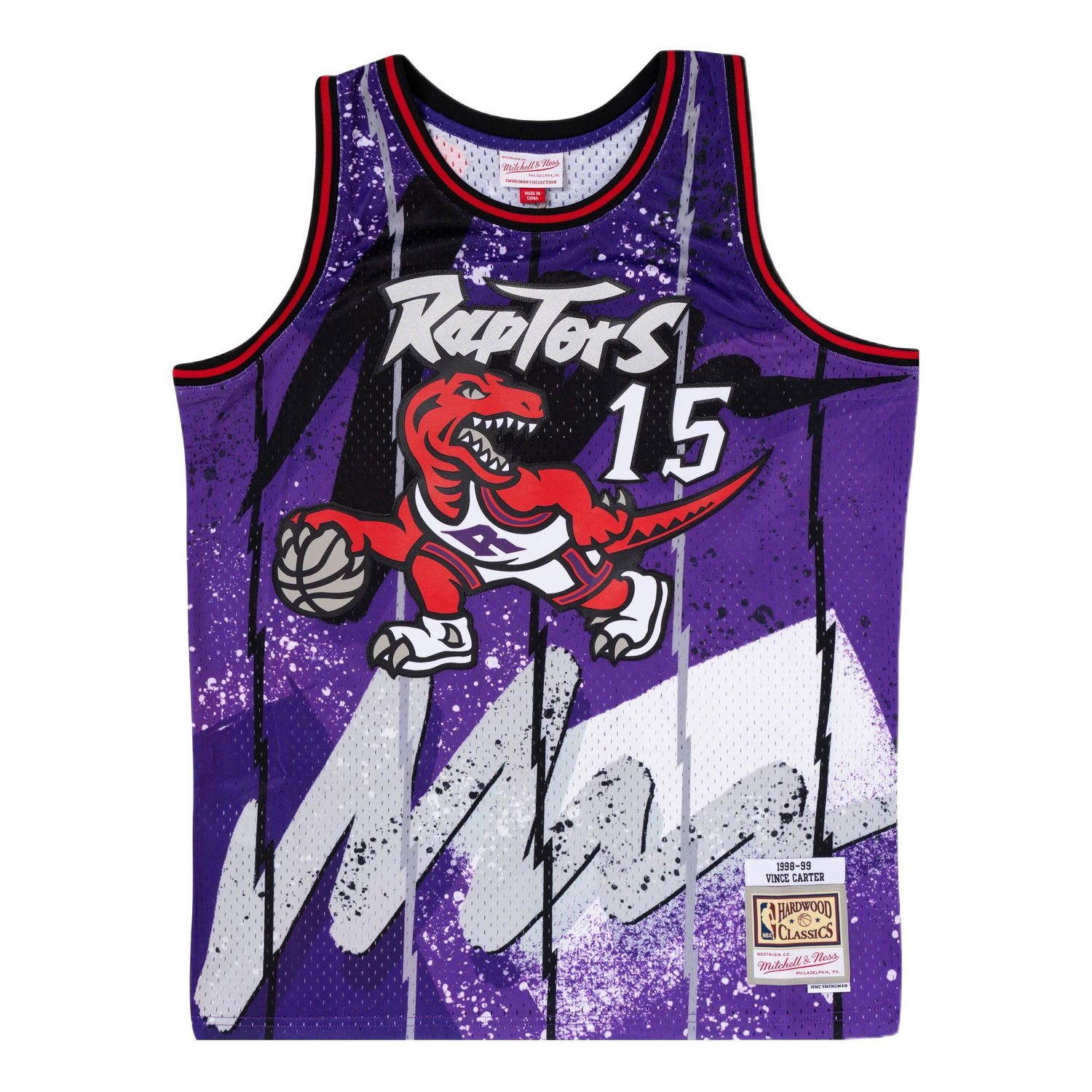 Jersey Mitchell & Ness Vince Carter Raptors 1998-99 Swingman Jersey Purpur | TFSM1253-TRA98VCAPURP, 0
