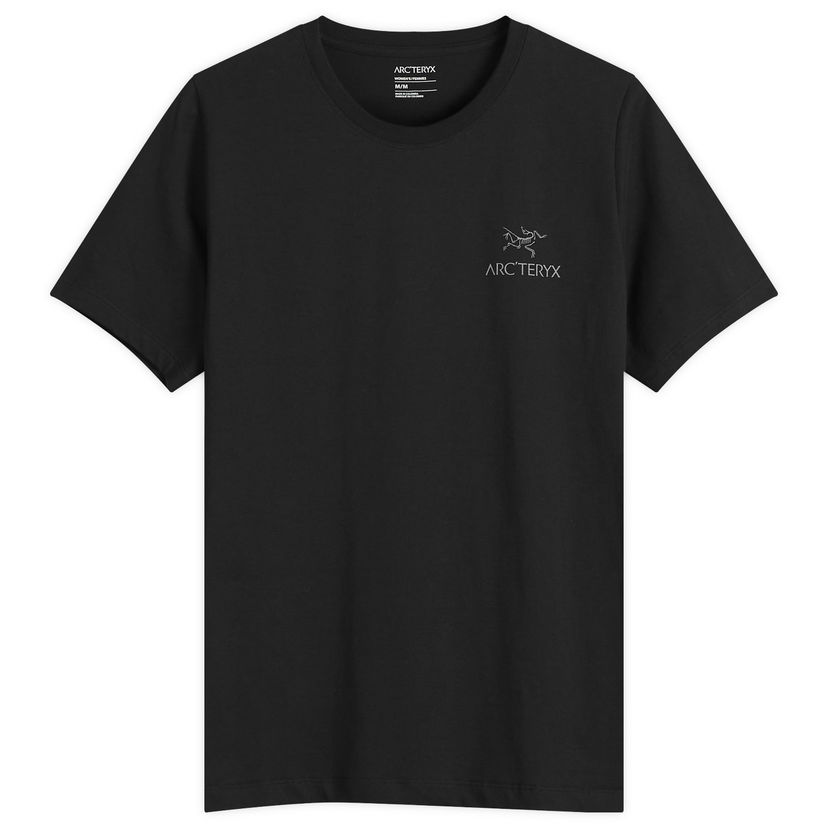 T-shirt Arcteryx Emblem Short Sleeve T-Shirt, Size Large Svart | X000009502-002291
