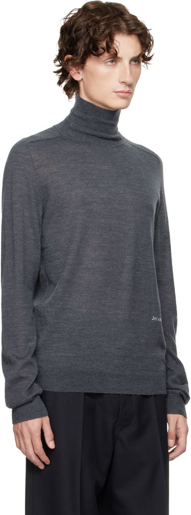 Sweater JW Anderson JW Anderson Logo Turtleneck Beige | KW1436-YN0444, 4