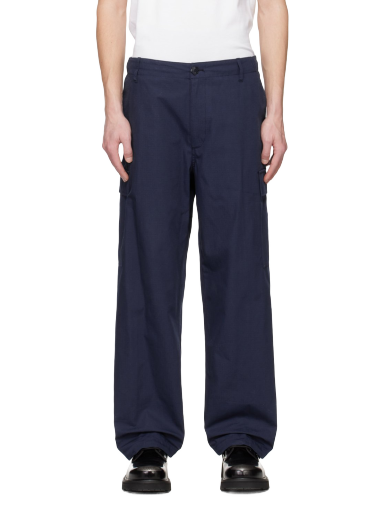 Cargo byxor KENZO Paris Drawstring Mörkblå | FD55PA2429DD