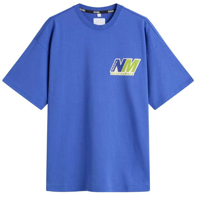 T-shirt Napapijri Martine Rose Logo T-Shirt Blå | NP0A4HEW-BE1