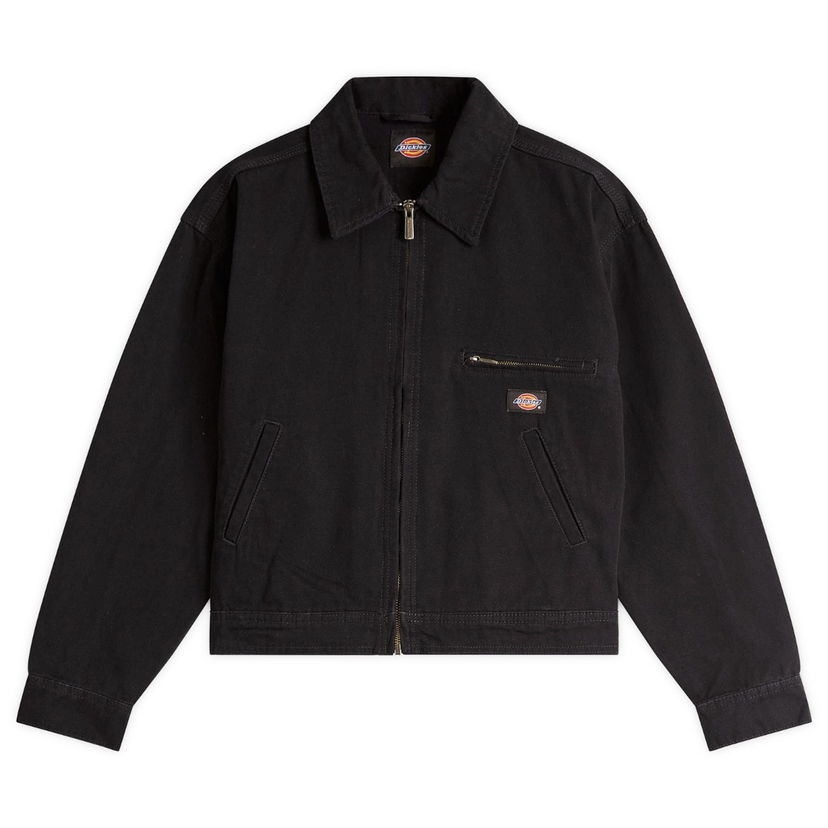 Jacka Dickies Canvas Jacket, Size Large Svart | DK0A4Z77C401